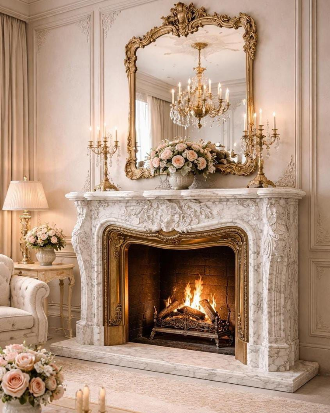 Marble Fireplace