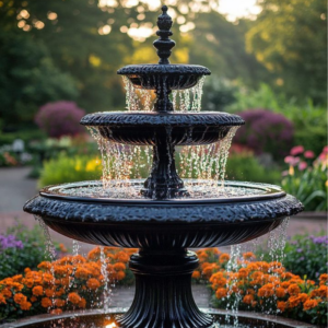 Black Marble Fountain | Luxury Marble Water Fountain