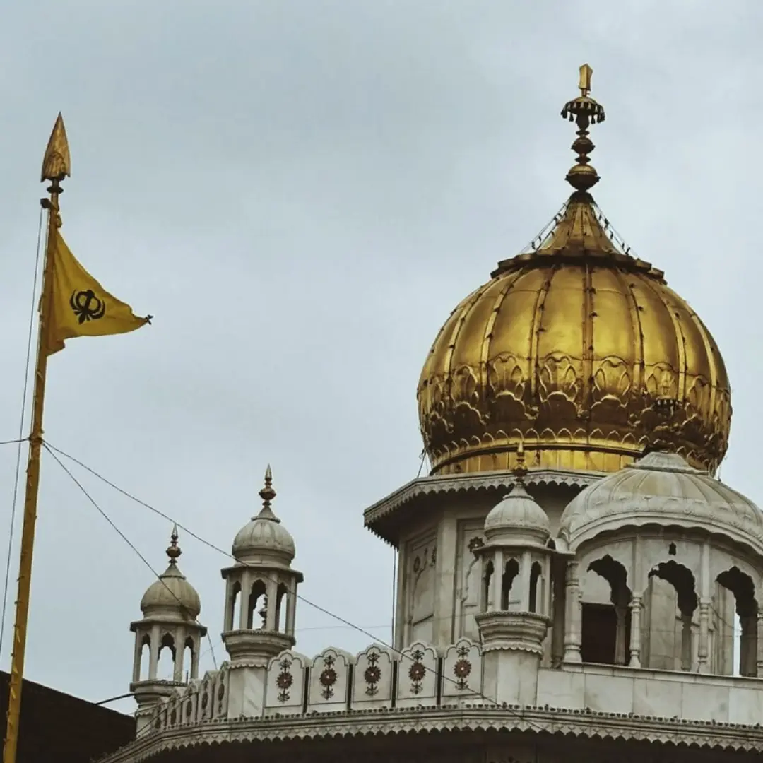 Large marble Sikh temple for community and sangat